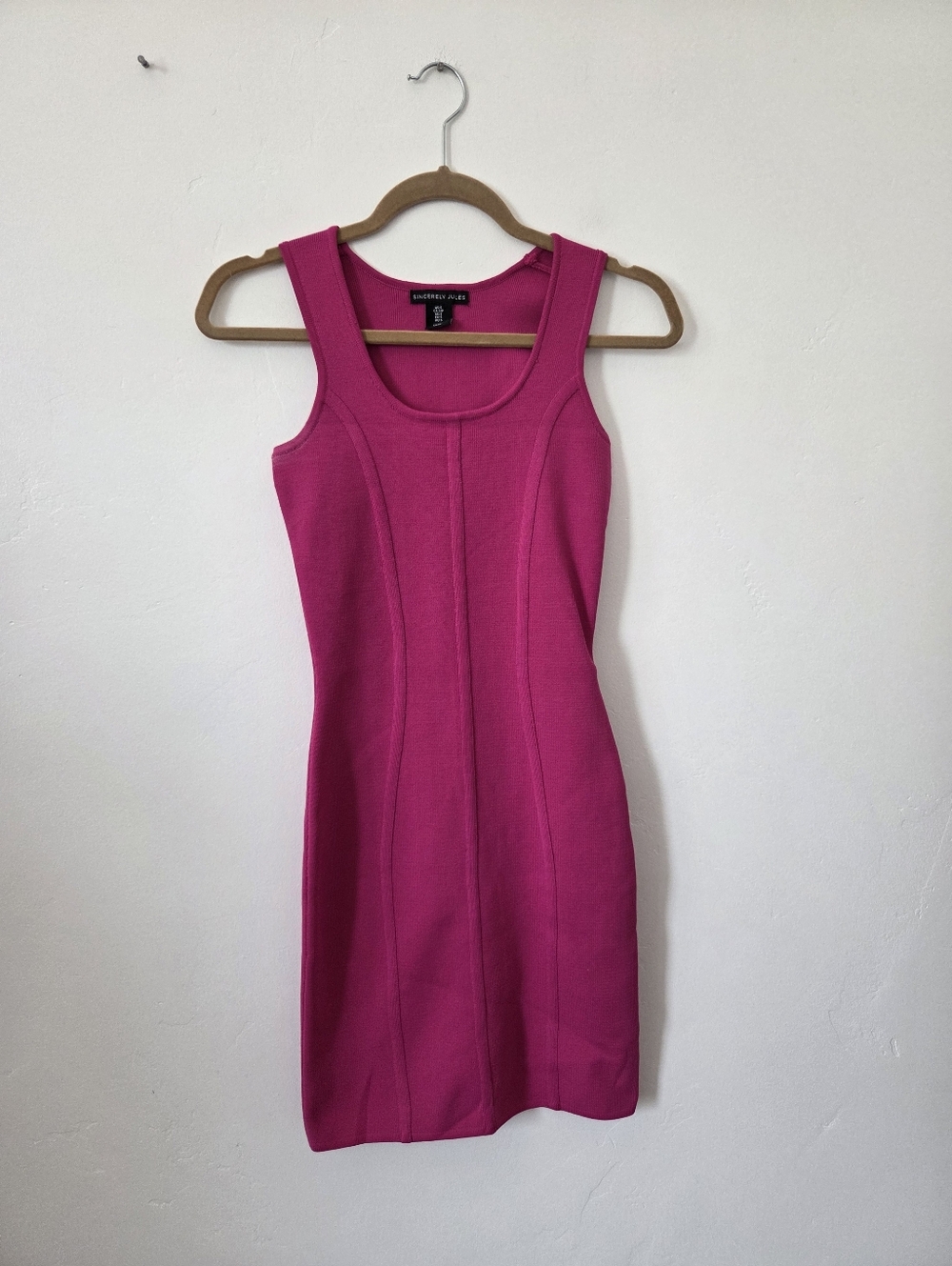 Sincerely Jules Pink Bodycon Bandage Dress Party Cocktail Club Hoco Kawaii Small